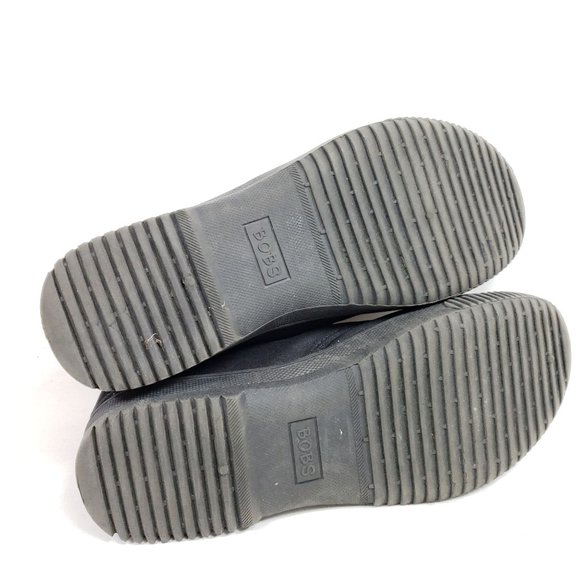 Bobs Women's Size 7.5 Black Bootie Sneakers Canvas - Picture 10 of 10